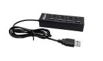 Hub Usb 4 Portas 2.0 Preto Cb1118 Hayom