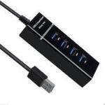 Hub Usb 4 Portas Usb 3.0 Preto Indicador Led 1304 Dex