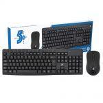 Kit Teclado E Mouse Combo Wireless 2.4ghz Office Chip Sce