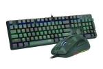 Kit Teclado E Mouse Gamer Usb Verde Camufl S108 Pt-dark Green Redragon