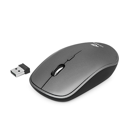 Kit Teclado E Mouse Sem Fio K-w510bk Preto Slim C3tech