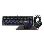 Kit Teclado/mouse/headset/mouse Pad Gamer Hermes E1b 4-in-1 Gamdias