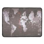 Mouse Pad Gamer Emborrachado P Mapa Mundi