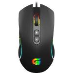 Mouse Usb Gamer 10000 Dpi 6 Botoes Preto Rgb Cruiser Fortrek