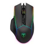 Mouse Usb Gamer 8000dpi Preto Camaro Rgb 8 Botoes T-tgm306 T-dagger