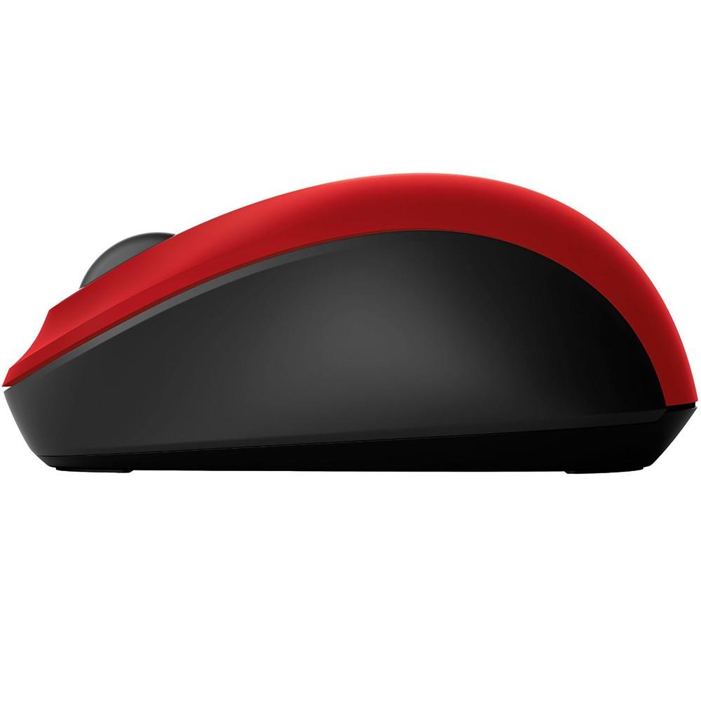 Mouse Usb Sem Fio Bluetooth Mobile 3600 Vermelho/preto Microsoft