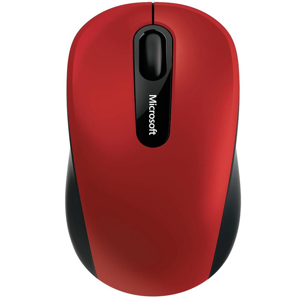 Mouse Usb Sem Fio Bluetooth Mobile 3600 Vermelho/preto Microsoft