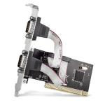 Placa Pci C/ 2 Portas Serial Rs-232 Db-9 Em Slot Jpss-01 Low Profile