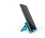 Suporte De Mesa P/ Celular Flip Turquesa Reliza