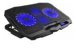 Suporte Para Notebook Warrior Gamer Led Azul 4 Cooler Ac332 Multilaser