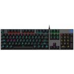 Teclado Usb Gamer Mecanico Com Led Gk400f Black Hp