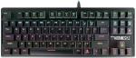 Teclado Usb Gamer Mecanico Hermes E2 Preto Led Bco Switch Blue Gamdias