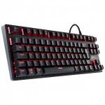 Teclado Usb Gamer Mecanico Switch Blue Led Vermelho Klr Pcyes