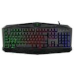 Teclado Usb Gamer Tanker Rbw Preto Membrana T-tgk106 T-dagger