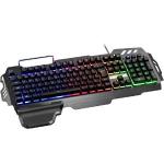 Teclado Usb Gamer Warrior Led Semi Mecanico Tc210 Multilaser